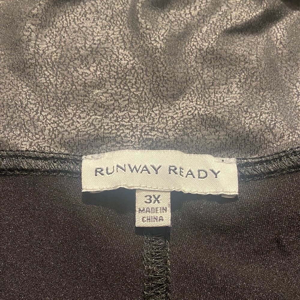 Runway Ready faux leather leggings Ladies 3X